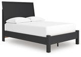 Danziar Black Full Platform Bed from Ashley Furniture - Luna Furniture