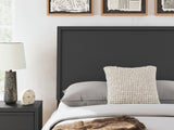 Danziar Black Full Platform Bed from Ashley - Luna Furniture