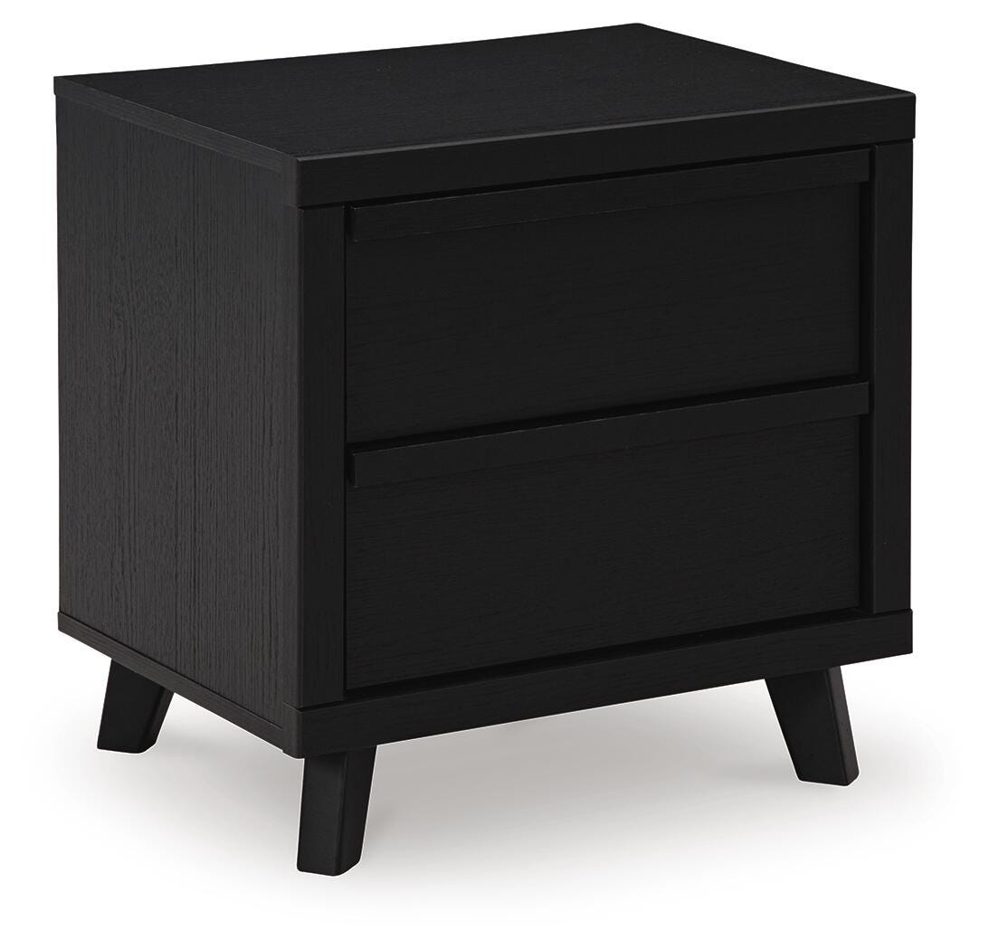 Danziar Black Dresser, Chest and Nightstand from Ashley - Luna Furniture