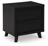 Danziar Black Dresser, Chest and Nightstand from Ashley - Luna Furniture