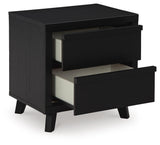 Danziar Black Dresser, Chest and Nightstand from Ashley - Luna Furniture