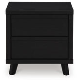 Danziar Black Dresser, Chest and Nightstand from Ashley - Luna Furniture