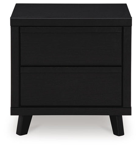Danziar Black Dresser, Chest and Nightstand from Ashley - Luna Furniture