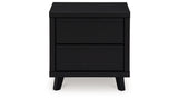 Danziar Queen Panel Platform Bed and 2 Nightstands from Ashley Furniture - Luna Furniture