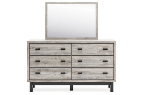Vessalli Gray Panel Bedroom Set with 2 Nightstands from Ashley - Luna Furniture