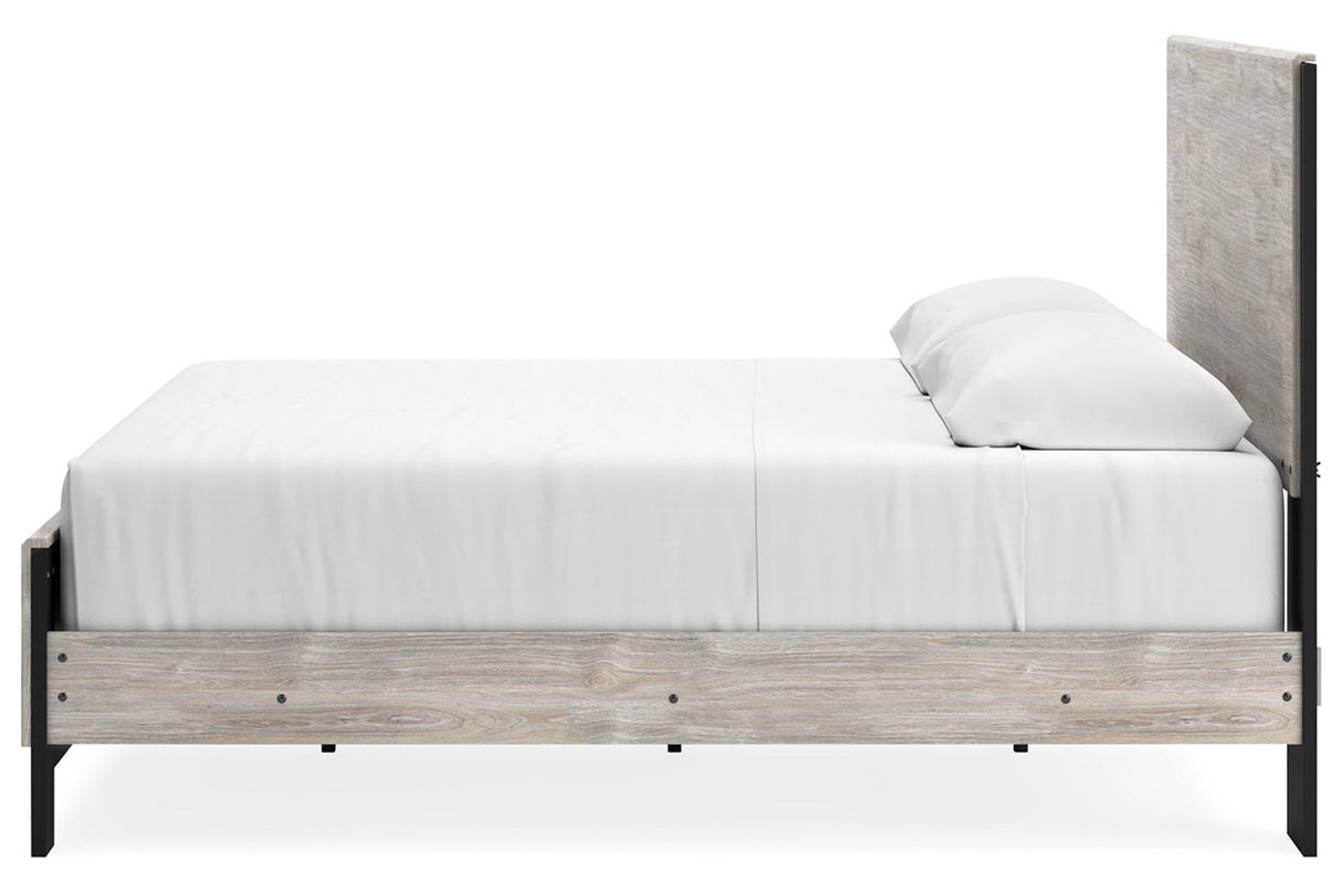 Vessalli Gray King Panel Bed from Ashley - Luna Furniture