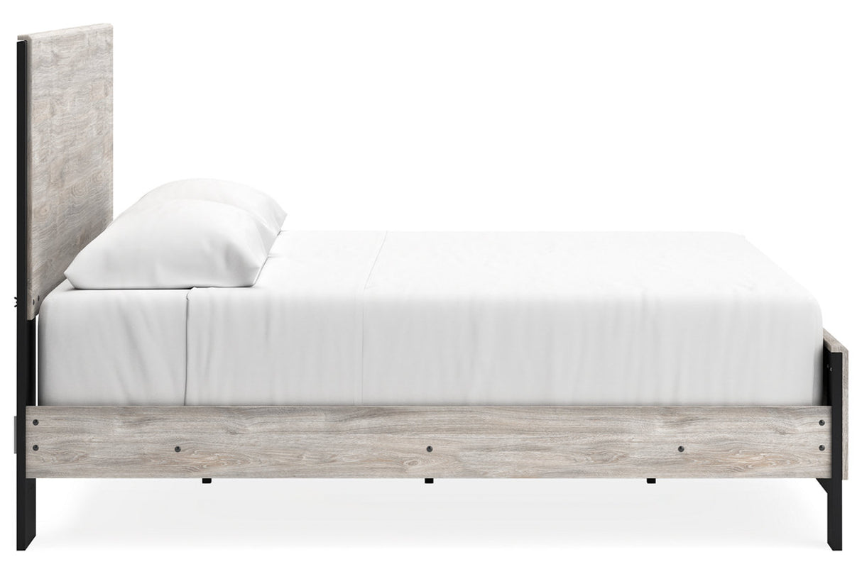 Vessalli Gray King Panel Bed from Ashley - Luna Furniture