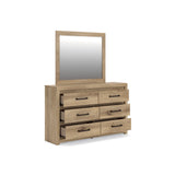 Brozmont Tan Panel Bedroom Set