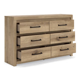 Brozmont Tan Panel Bedroom Set