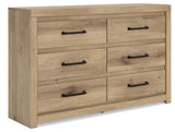 Brozmont Tan Dresser from Ashley - Luna Furniture