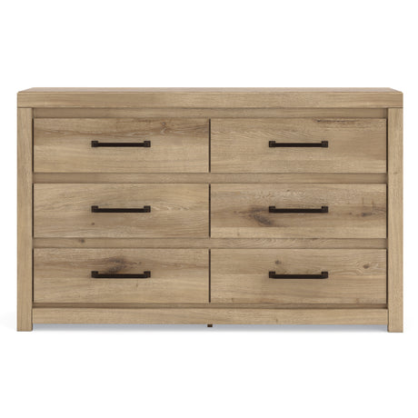Brozmont Tan Panel Bedroom Set from Ashley - Luna Furniture