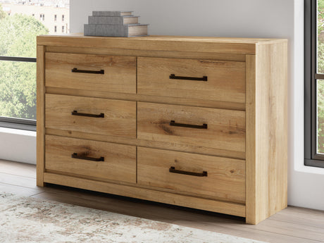 Brozmont Tan Dresser from Ashley - Luna Furniture