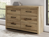 Brozmont Tan Panel Bedroom Set
