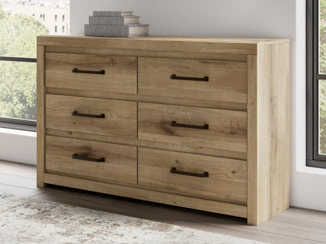 Brozmont Tan Panel Bedroom Set from Ashley - Luna Furniture