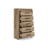 Brozmont Tan Panel Bedroom Set