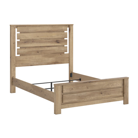 Brozmont Tan Queen Panel Bed from Ashley - Luna Furniture