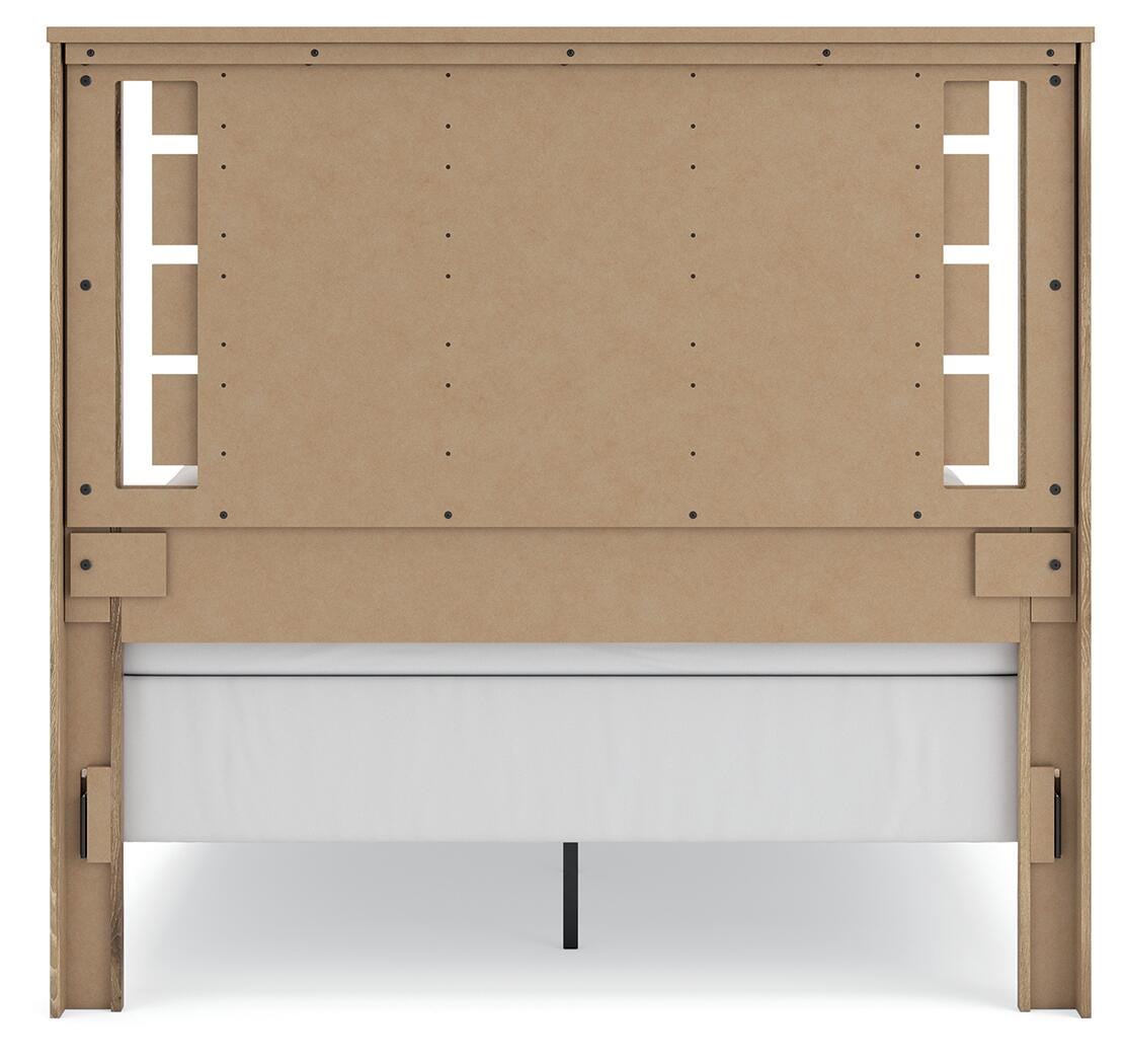 Brozmont Queen Panel Bed, Dresser and Mirror from Ashley - Luna Furniture