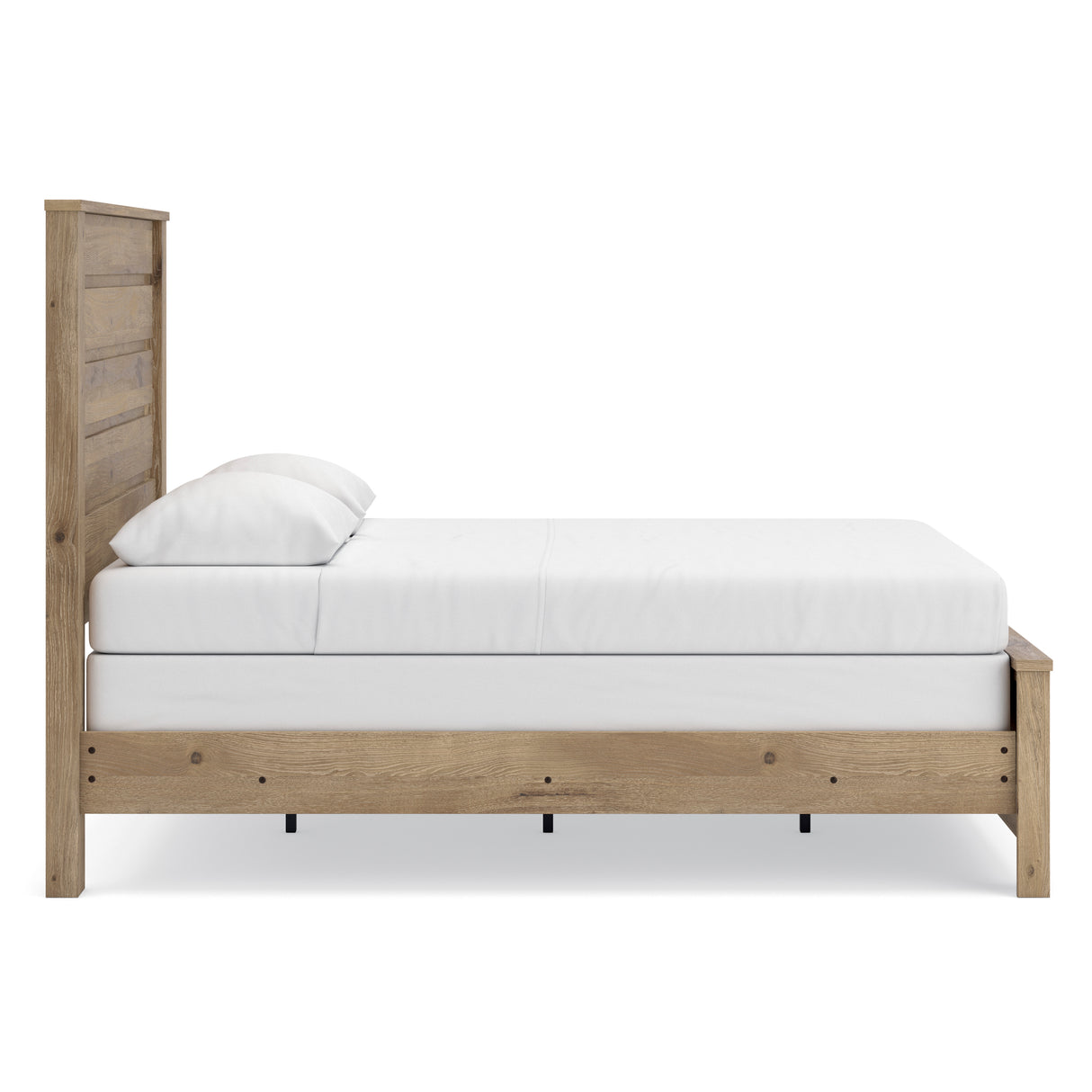 Brozmont Tan Queen Panel Bed from Ashley - Luna Furniture