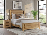 Brozmont Tan Queen Panel Bed from Ashley - Luna Furniture