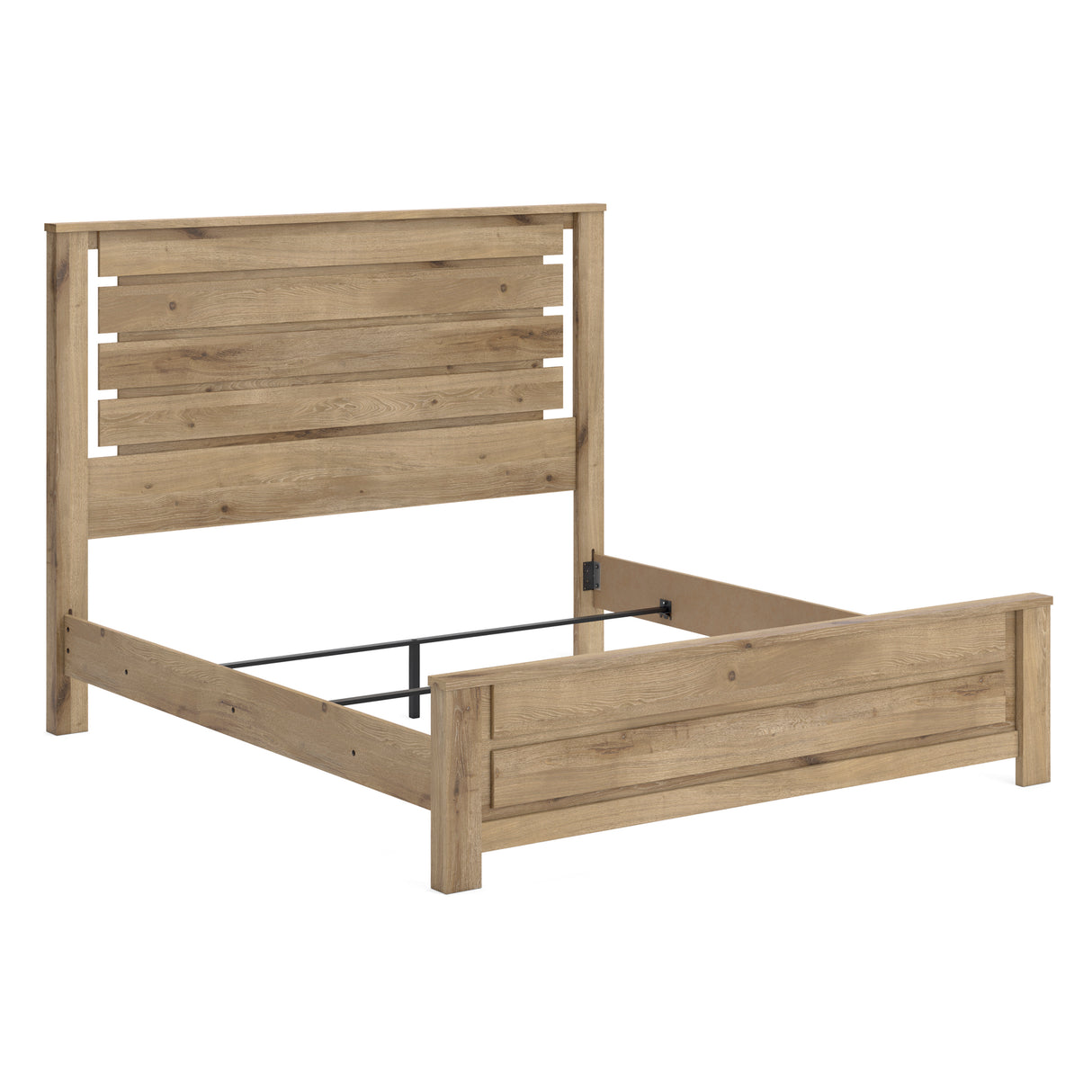 Brozmont Tan King Panel Bed