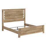 Brozmont Tan King Panel Bed