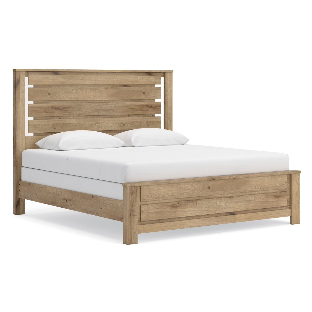Brozmont Tan King Panel Bed