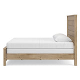 Brozmont Tan King Panel Bed