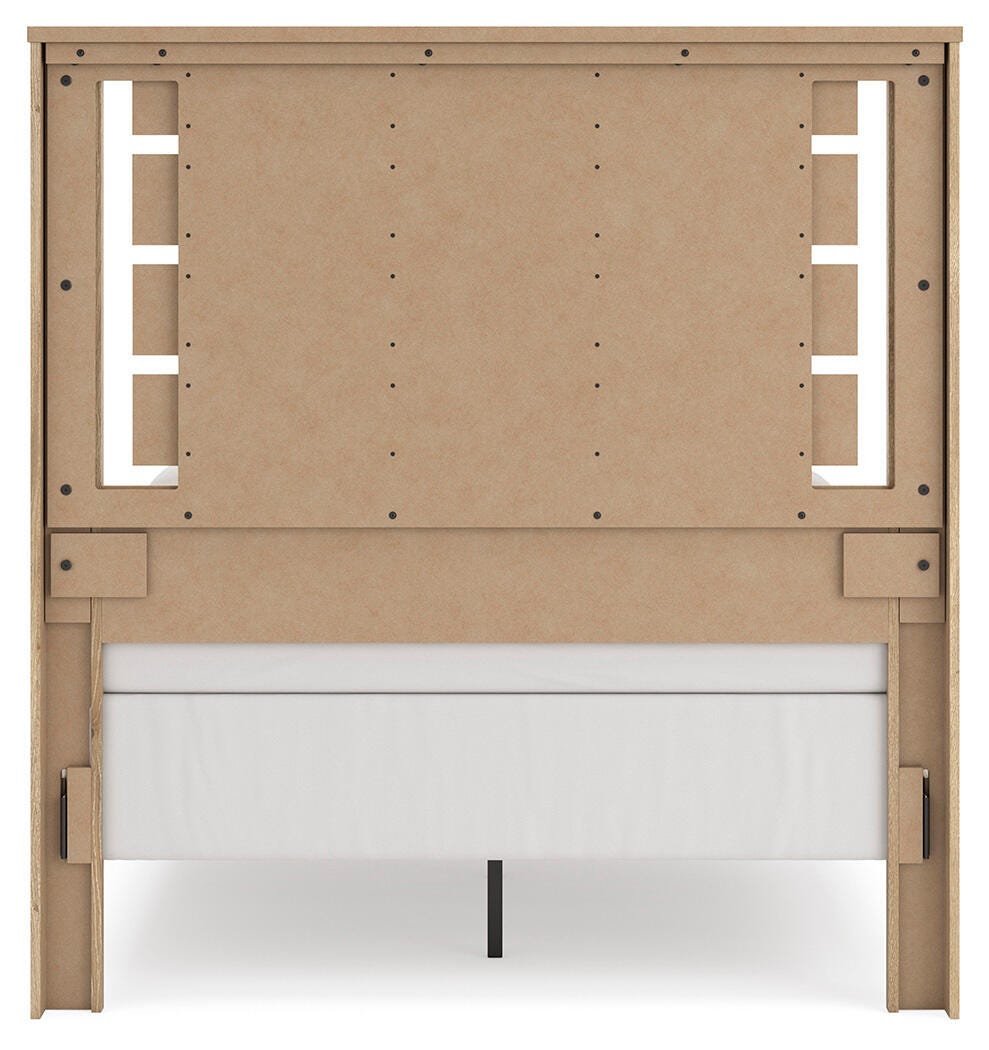 Brozmont Tan Full Panel Bed from Ashley - Luna Furniture