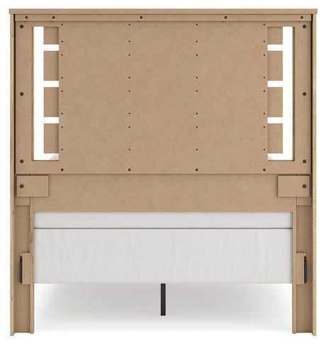 Brozmont Tan Full Panel Bed from Ashley - Luna Furniture