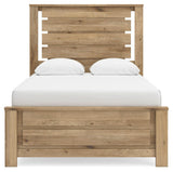 Brozmont Tan Full Panel Bed from Ashley - Luna Furniture