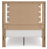 Brozmont Tan Full Platform Bed from Ashley Furniture - Luna Furniture
