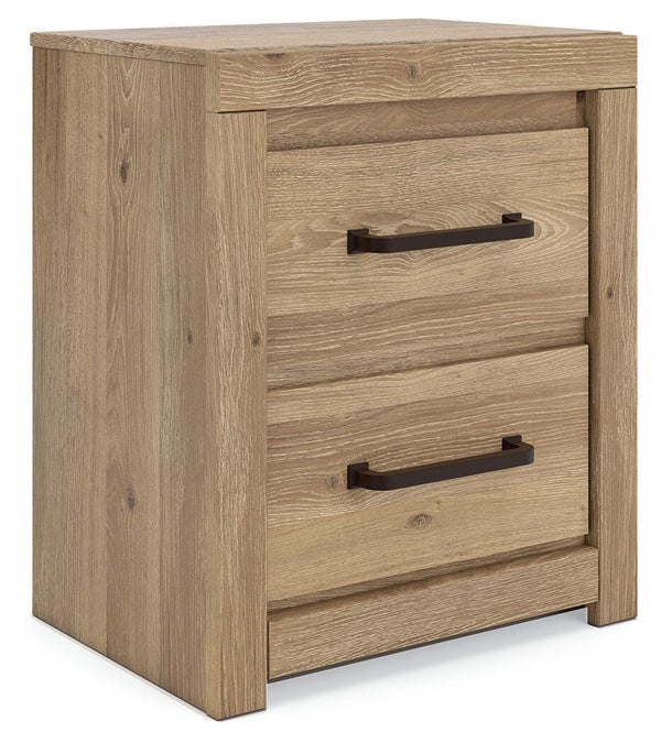 Brozmont Tan Nightstand