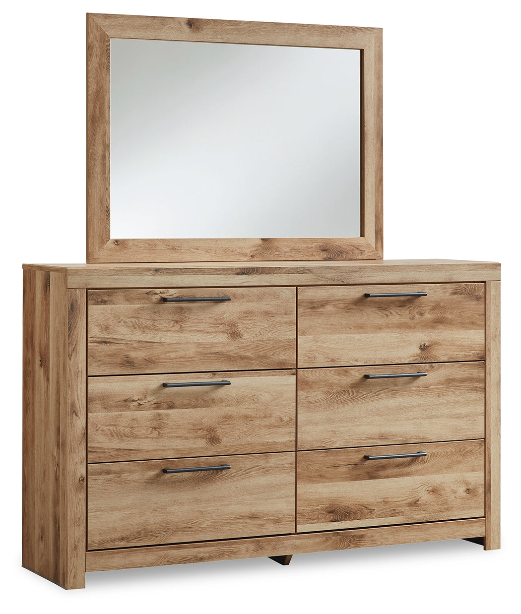 Hyanna Tan Brown Dresser and Mirror
