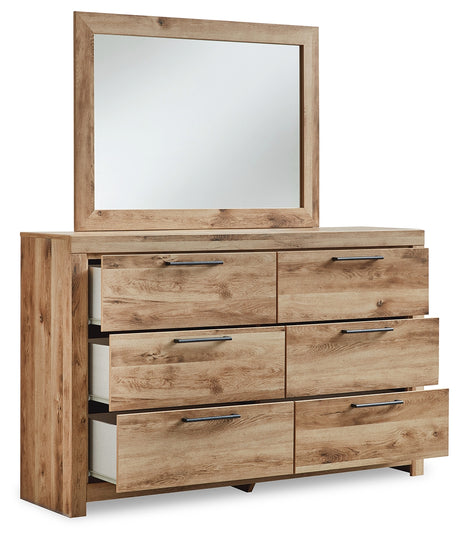 Hyanna Tan Brown Dresser and Mirror from Ashley Furniture - Luna Furniture