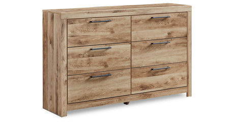 Hyanna Tan Brown Queen Storage Bed, Dresser and 2 Nightstands from Ashley - Luna Furniture