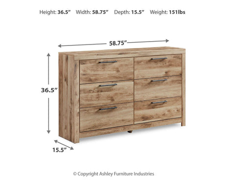 Hyanna Tan Dresser from Ashley - Luna Furniture