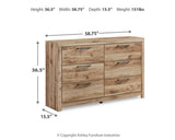 Hyanna Tan Brown Queen Panel Storage Bed, Dresser and Nightstand from Ashley - Luna Furniture