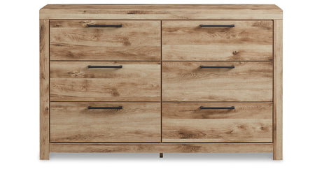Hyanna Tan Brown Queen Storage Bed, Dresser and 2 Nightstands from Ashley - Luna Furniture