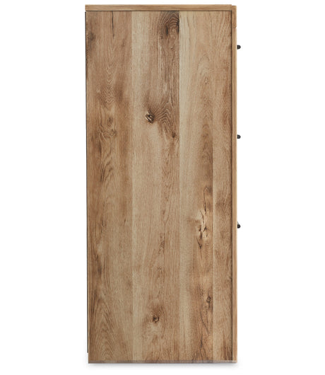 Hyanna Tan Brown Queen Storage Bed, Dresser and 2 Nightstands from Ashley - Luna Furniture