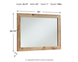 Hyanna Tan Bedroom Mirror (Mirror Only) from Ashley Furniture - Luna Furniture