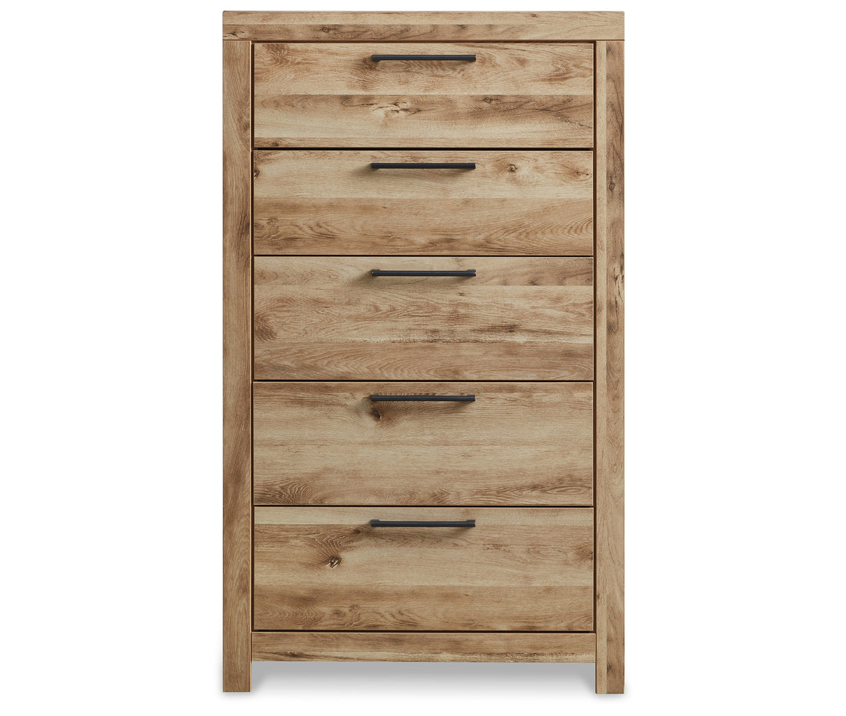 Hyanna Twin Panel Headboard with Mirrored Dresser and Chest in Tan Brown from Ashley - Luna Furniture