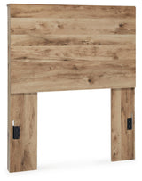 Hyanna Tan Brown Twin Panel Headboard, Dresser and Mirror from Ashley Furniture - Luna Furniture