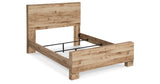 Hyanna Tan Brown King Panel Bed from Ashley - Luna Furniture
