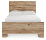 Hyanna Tan Brown Full Storage Platform Bed with 4 Drawers from Ashley Furniture - Luna Furniture