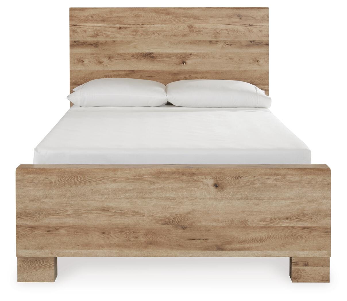 Hyanna Tan Brown Full Storage Platform Bed with 2 Drawers from Ashley Furniture - Luna Furniture