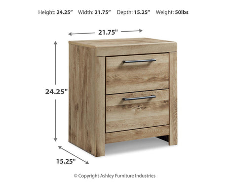 Hyanna Dresser, Mirror and 2 Nightstands from Ashley - Luna Furniture