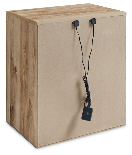 Hyanna Tan Brown Queen Storage Bed, Chest and Nightstand from Ashley Furniture - Luna Furniture