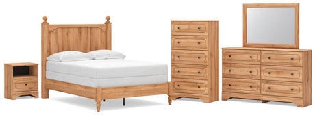 Aleaport Full Panel Bed, Dresser, Mirror, Chest and Nightstand from Ashley Furniture - Luna Furniture