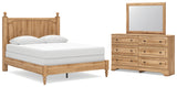 Aleaport Queen Panel Bed, Dresser and Mirror from Ashley Furniture - Luna Furniture
