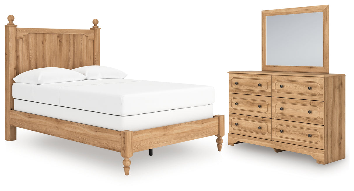 Aleaport Full Panel Bed, Dresser and Mirror from Ashley Furniture - Luna Furniture